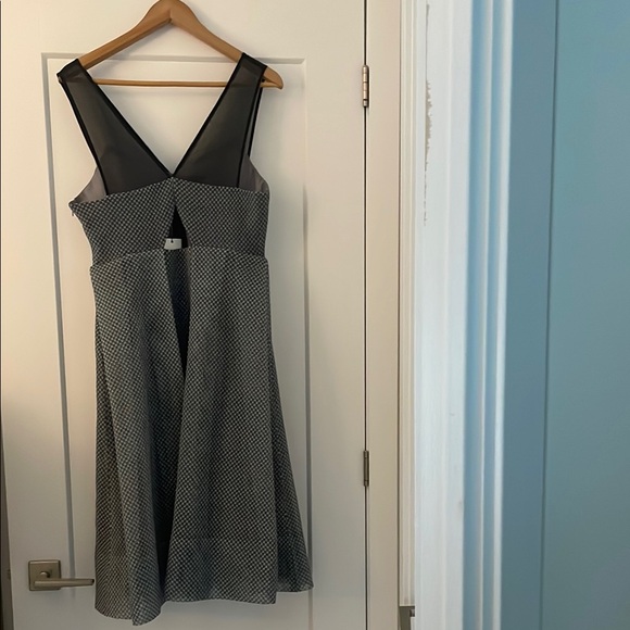 Chic Black, Gray and White Dress - Picture 3 of 9